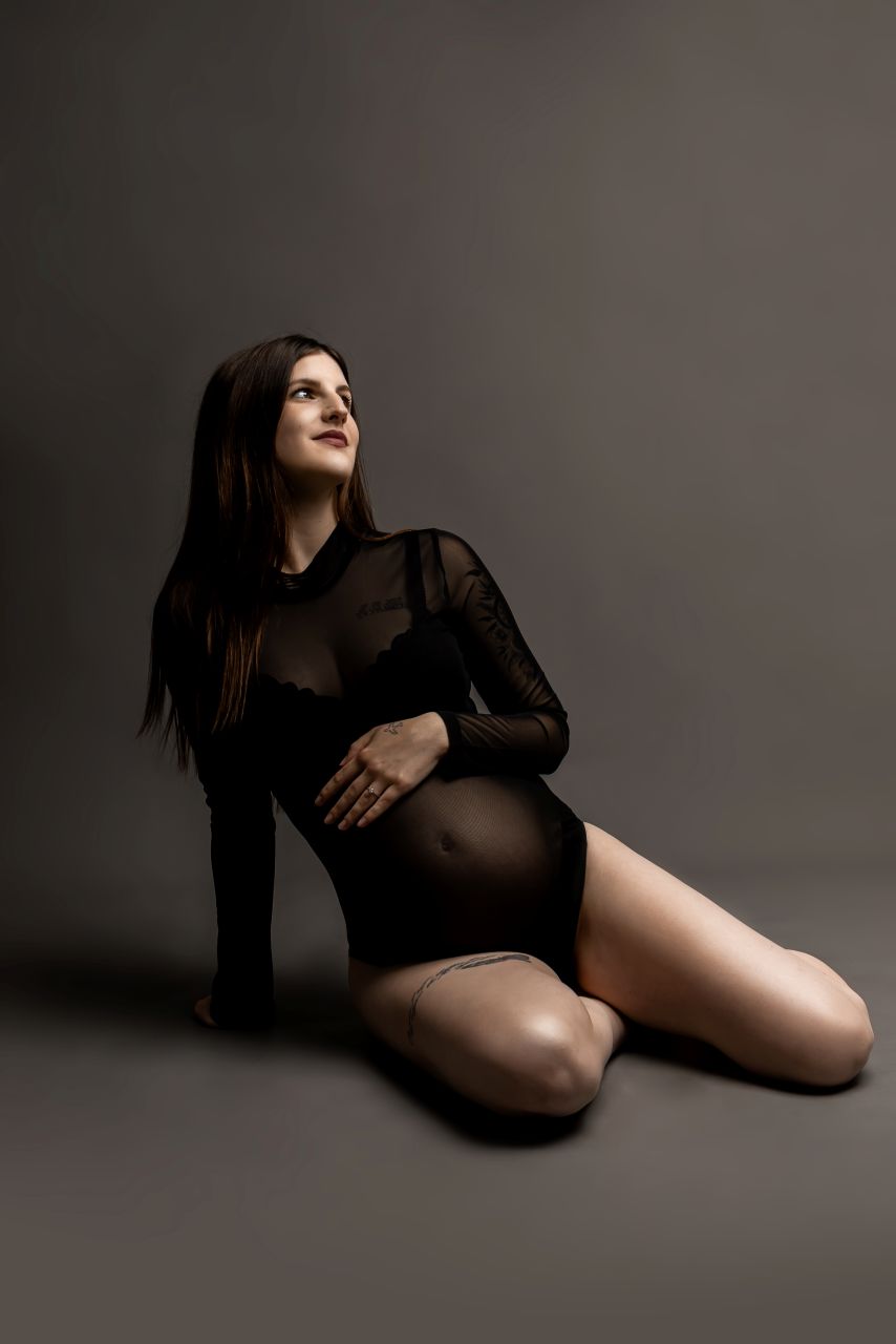 shooting grossesse studio pont d'ain