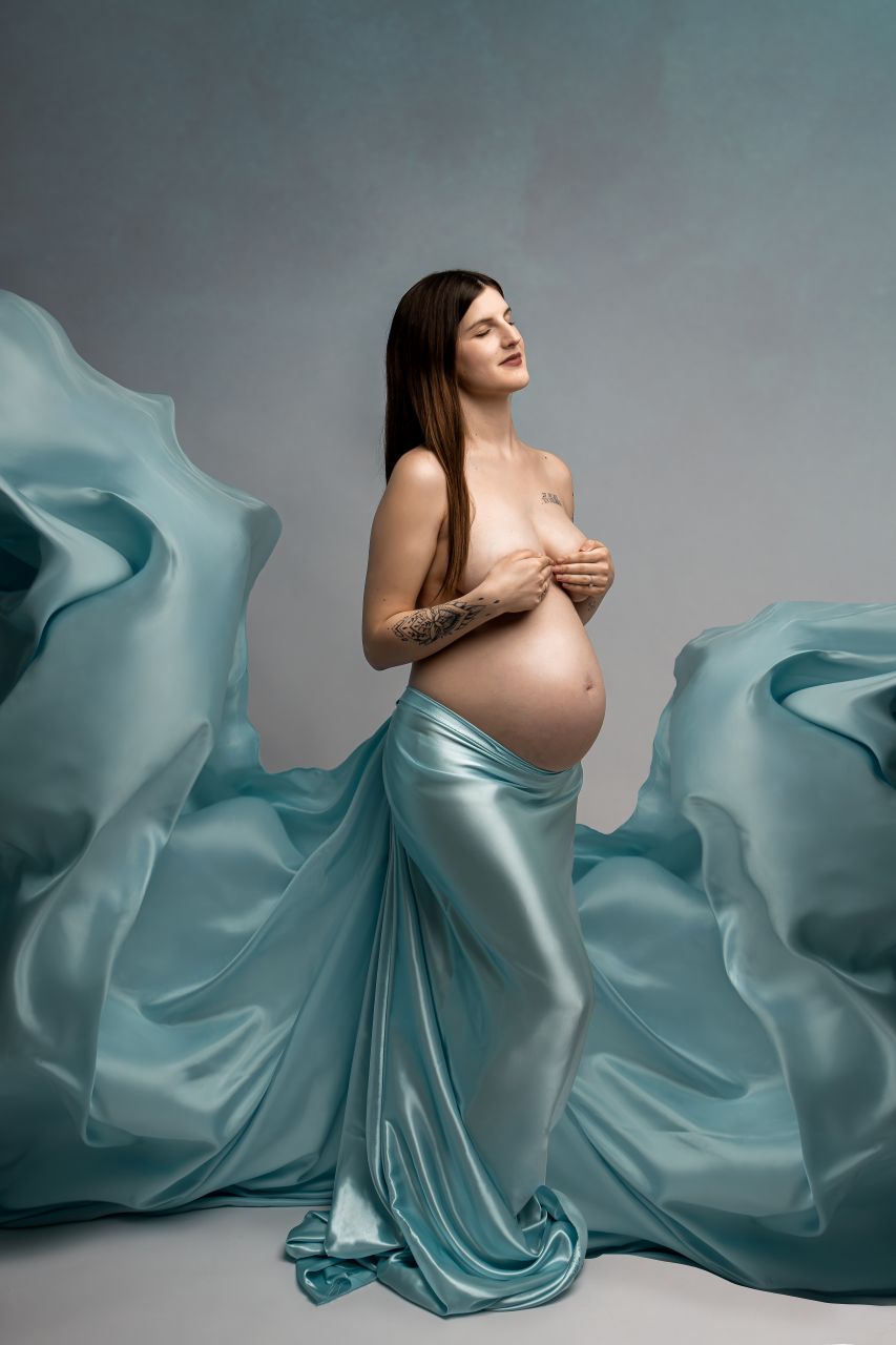 shooting grossesse studio pont d'ain